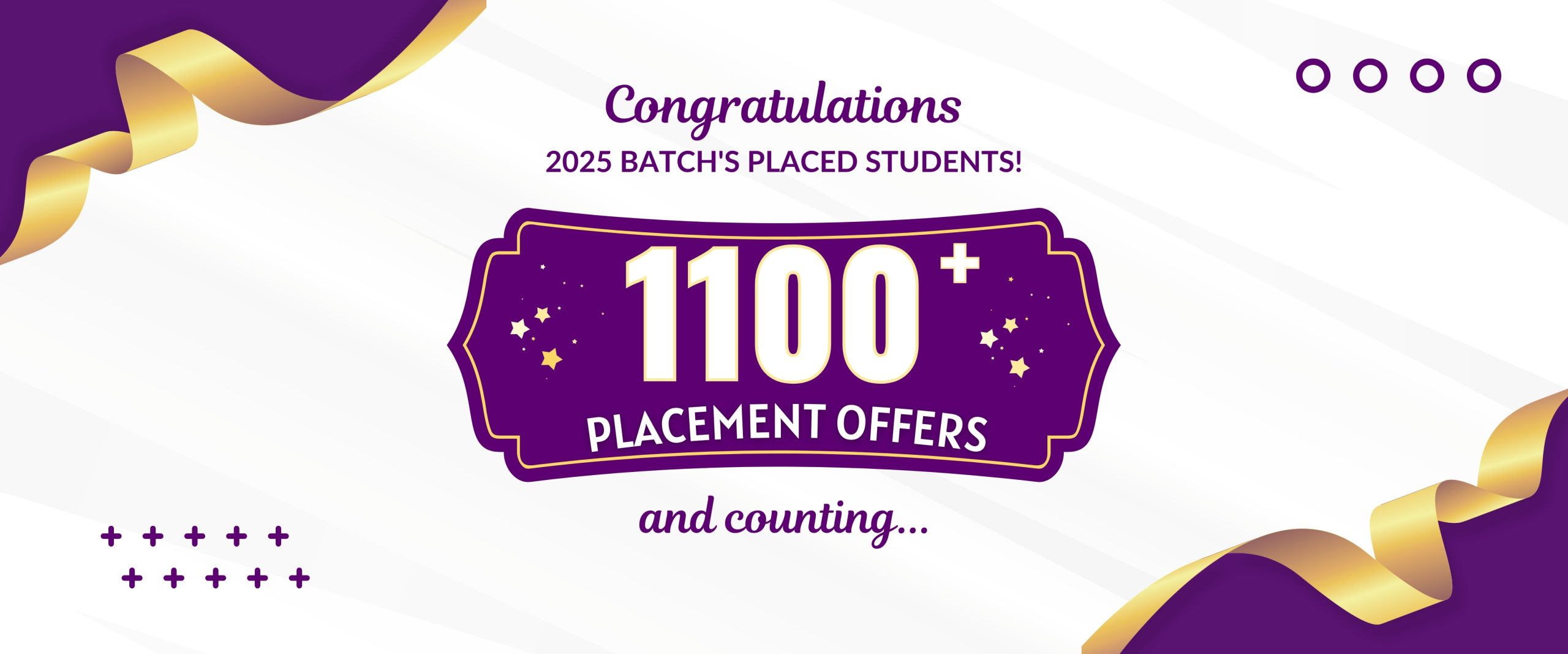 1100+ Placement Offers